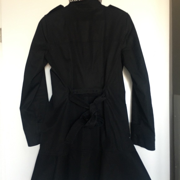 2013 Banana Republic Black Trench - Picture 2 of 2